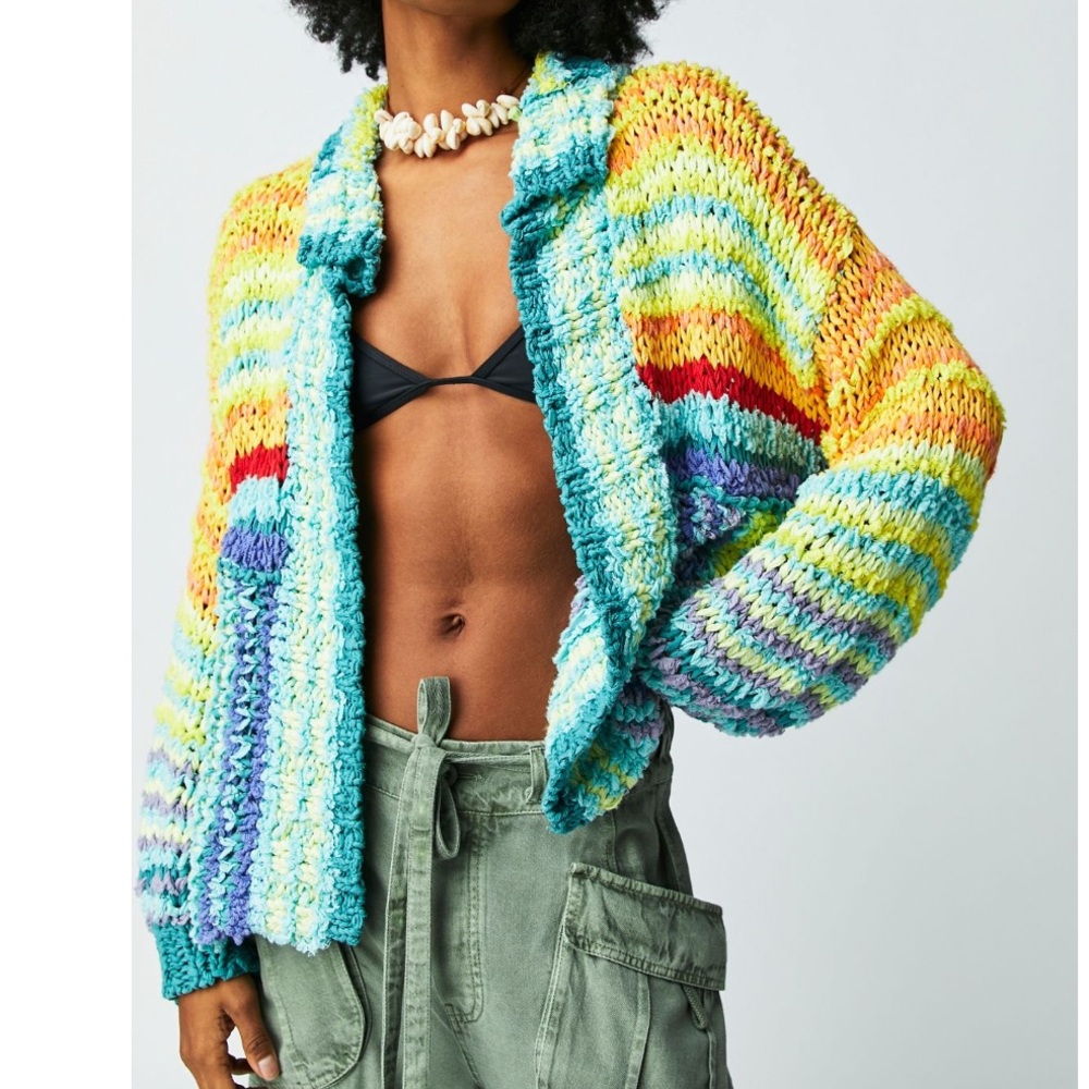 Free People Beach Market Cardigan in XS